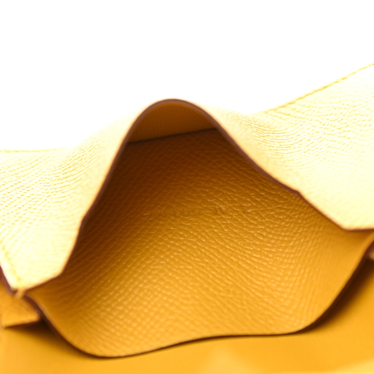 Hermes Epsom Bearn Card Holder Wallet Jaune Ambre 5 of 8