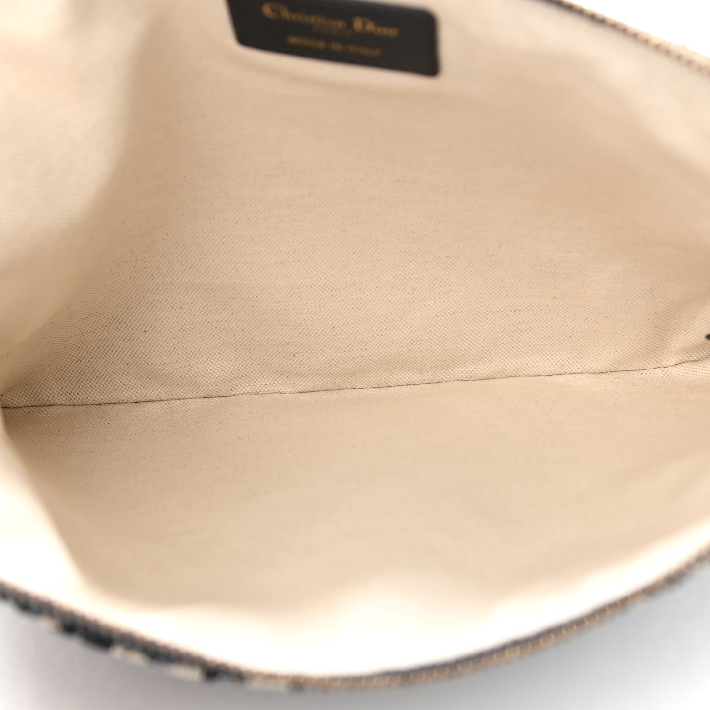 Oblique Pouch Clutch Blue