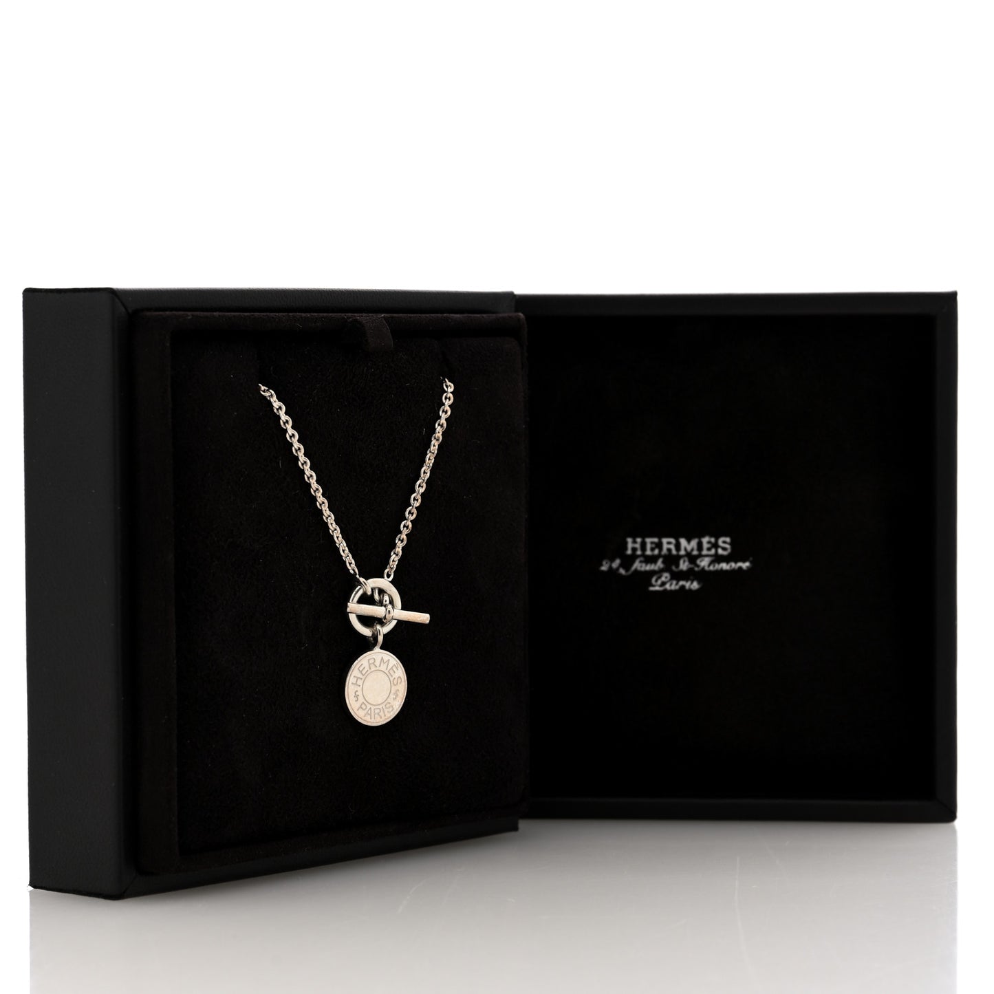 Sterling Silver Amulettes H Confettis Pendant Necklace