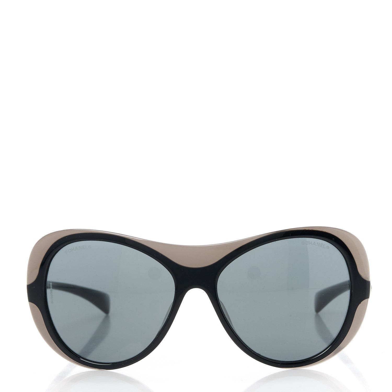 Chanel CC Oval Sunglasses A71227 Black 2 of 8