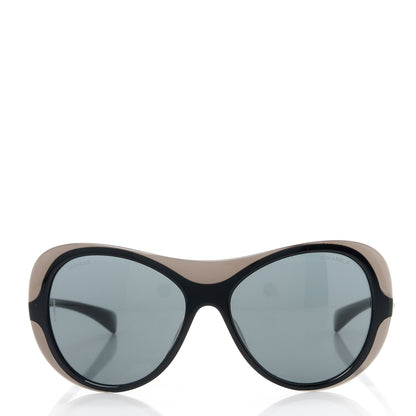 Chanel CC Oval Sunglasses A71227 Black 2 of 8