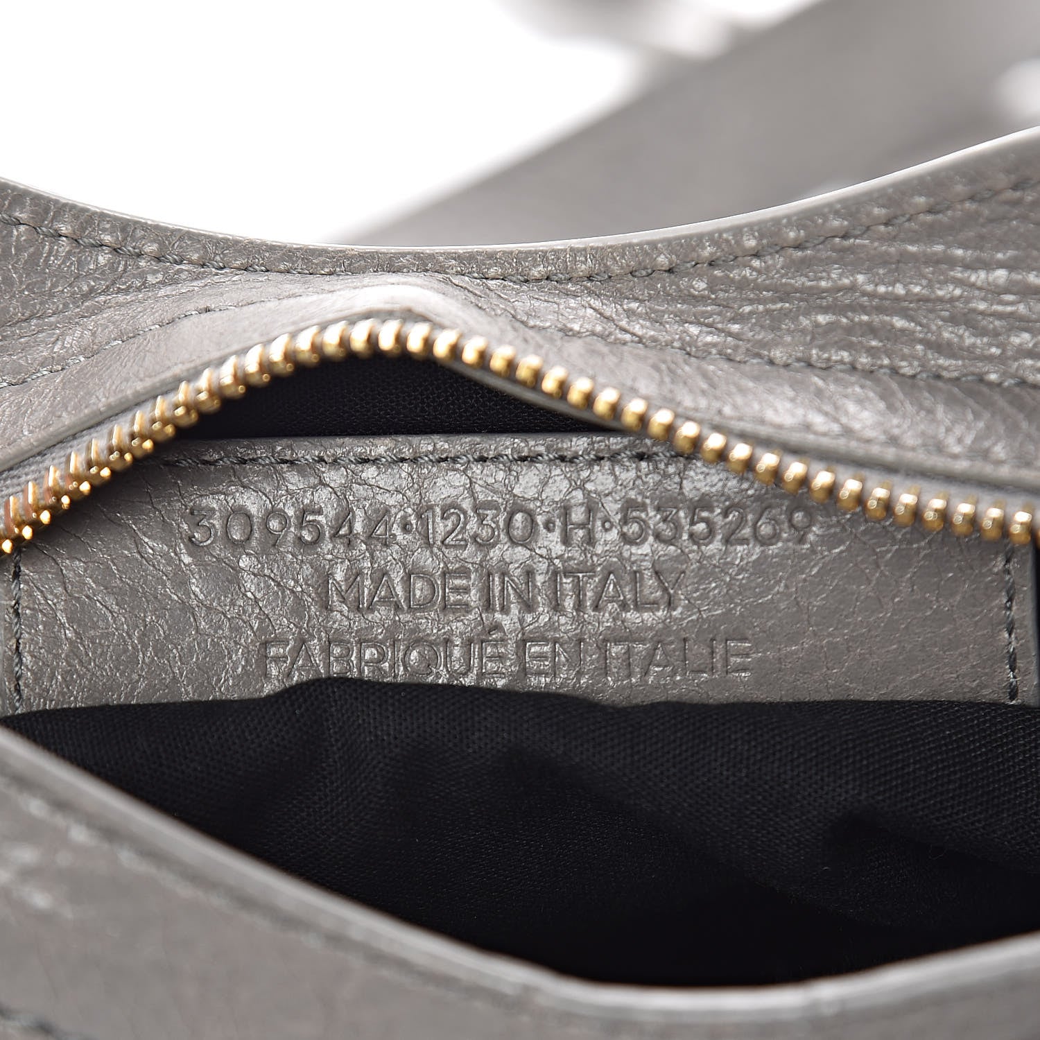 Balenciaga Agneau Giant 12 Gold Hardware Mini City Gris Pyrite 7 of 11