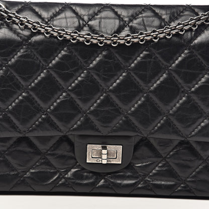 Chanel Aged Calfskin Quilted 2.55 Reissue 226 Flap Black 13 of 13