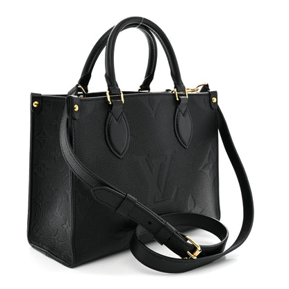 Louis Vuitton Empreinte Monogram Giant Onthego PM Black 3 of 10