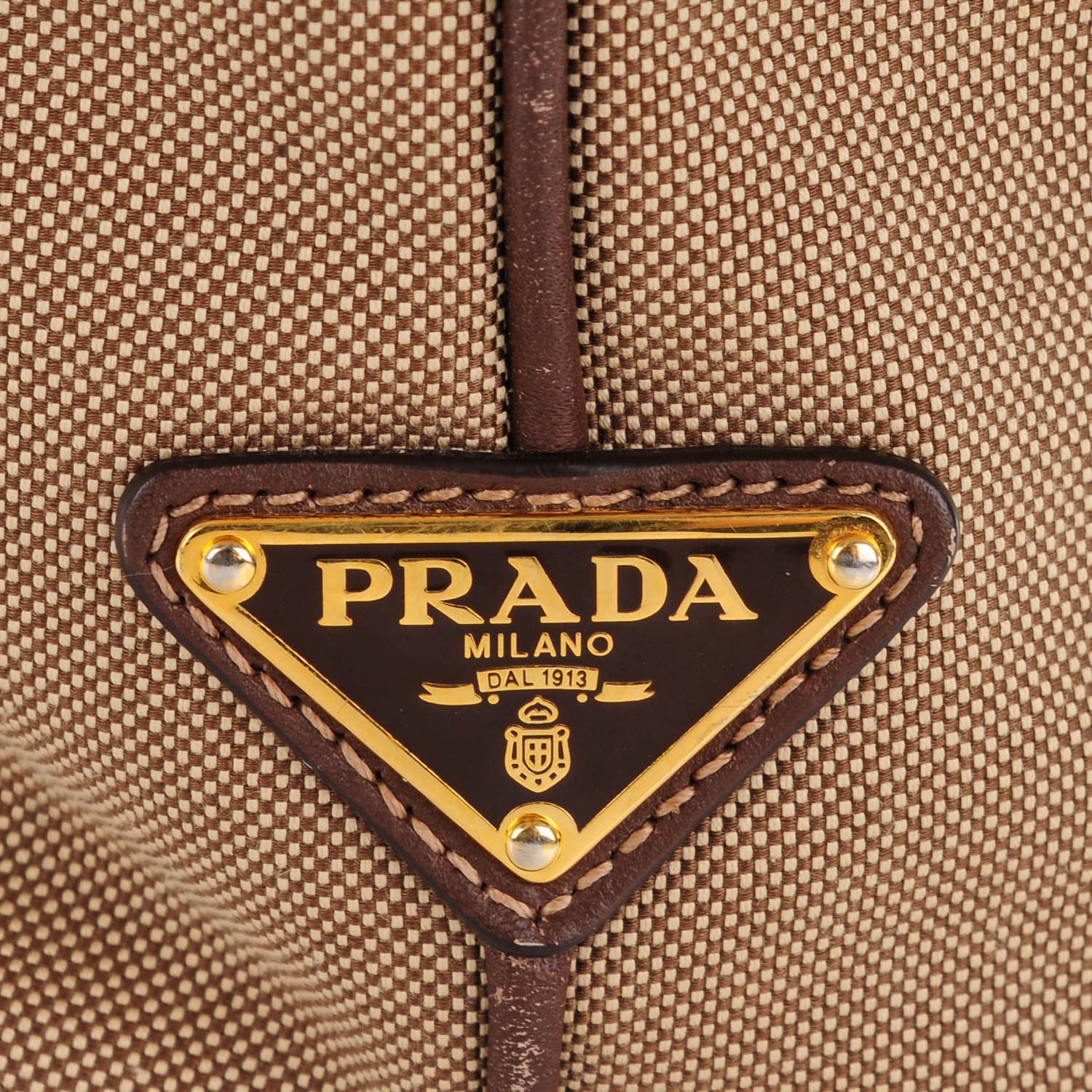 Prada Jacquard Logo Tote Corda Bruciato 5 of 10