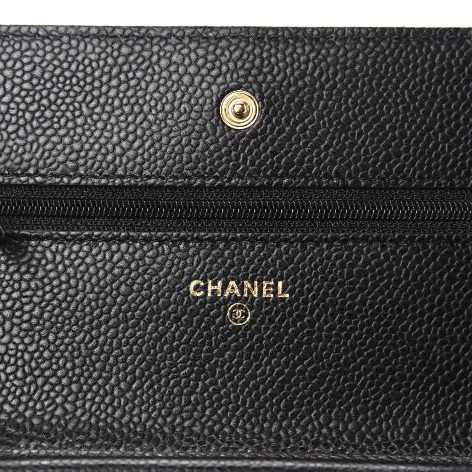 Chanel Caviar Quilted Wallet On Chain WOC Black 9 of 13