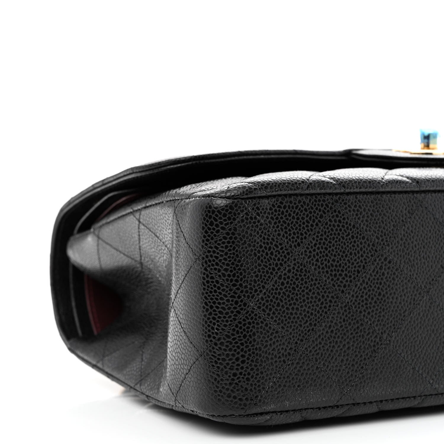 Chanel Caviar Quilted Jumbo Double Flap Black 9 of 10