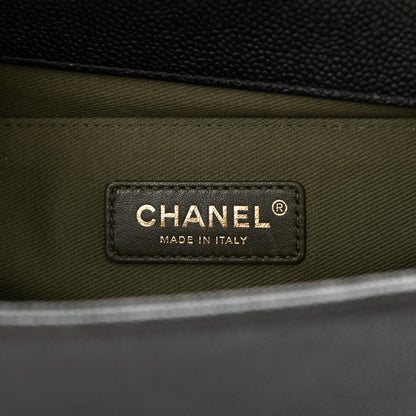 Chanel Caviar Quilted Medium Boy Flap Black 6 of 9