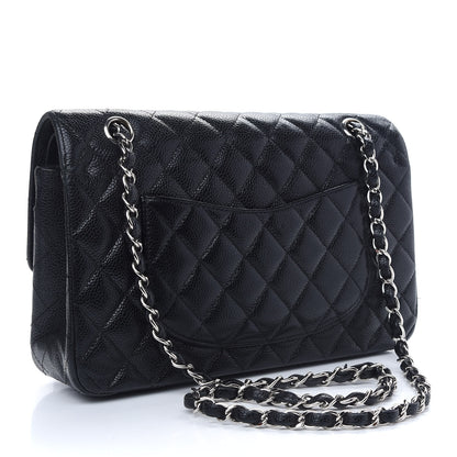 Chanel Caviar Quilted Medium Double Flap Black 3 of 9