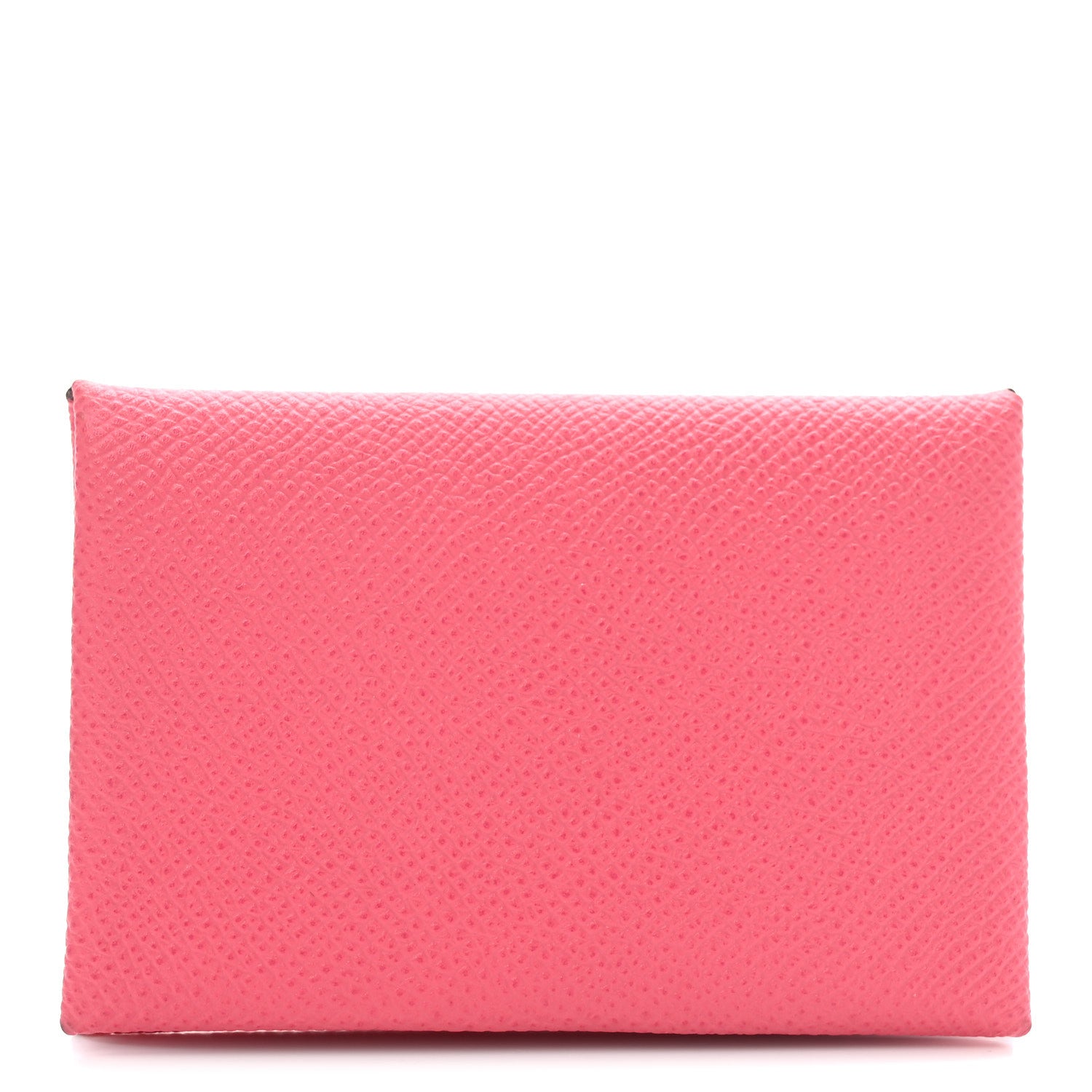 Hermes Epsom Calvi Card Case Rose Azalee 8 of 9