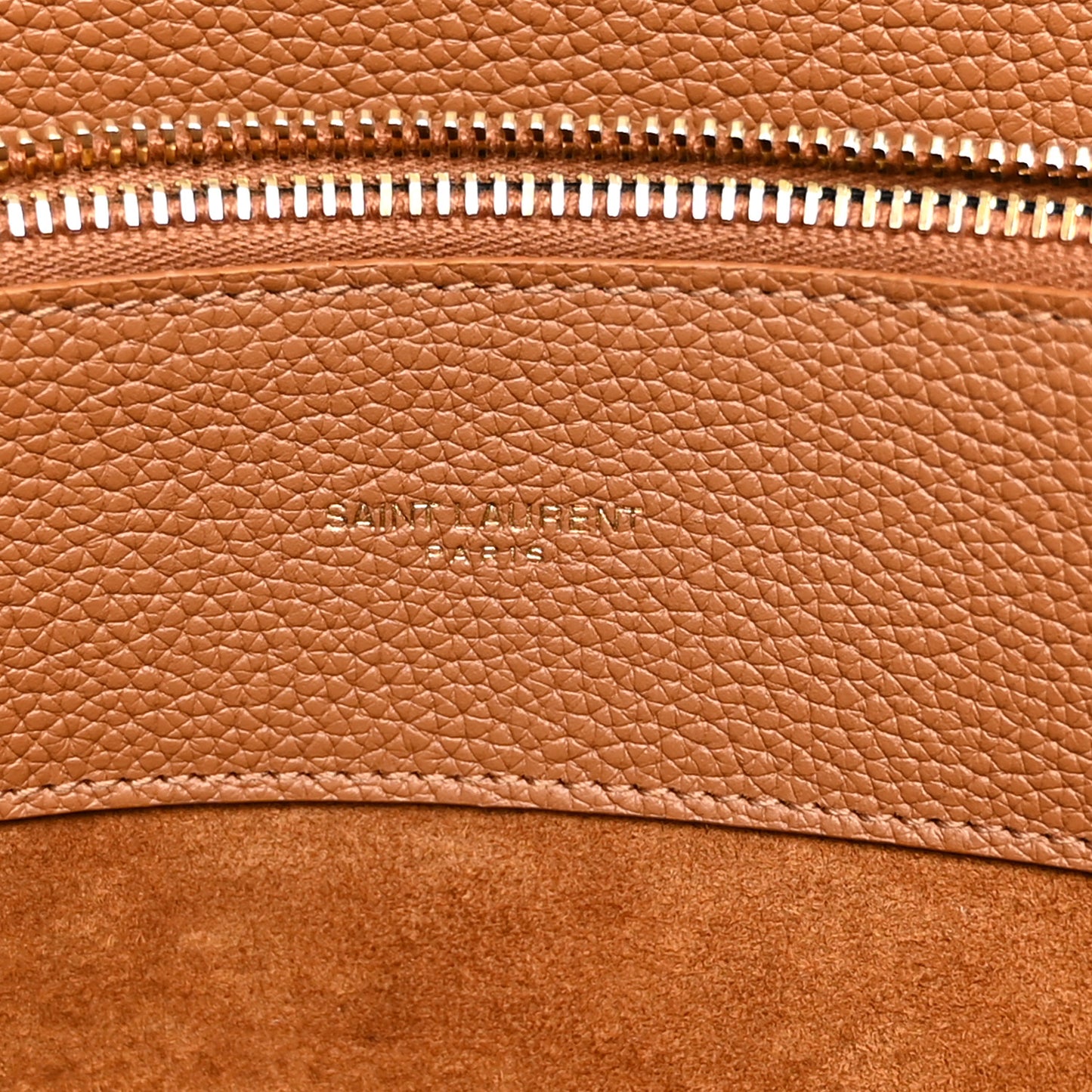 Grained Calfskin Large Supple Sac De Jour Cinnamon