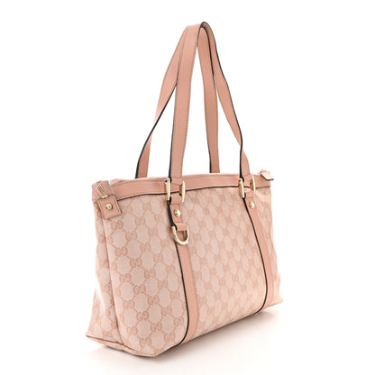 Gucci Crystal Monogram Medium Abbey Tote Blush 3 of 10