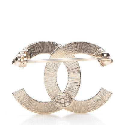 Chanel Bead CC Brooch Black Light Gold 3 of 5