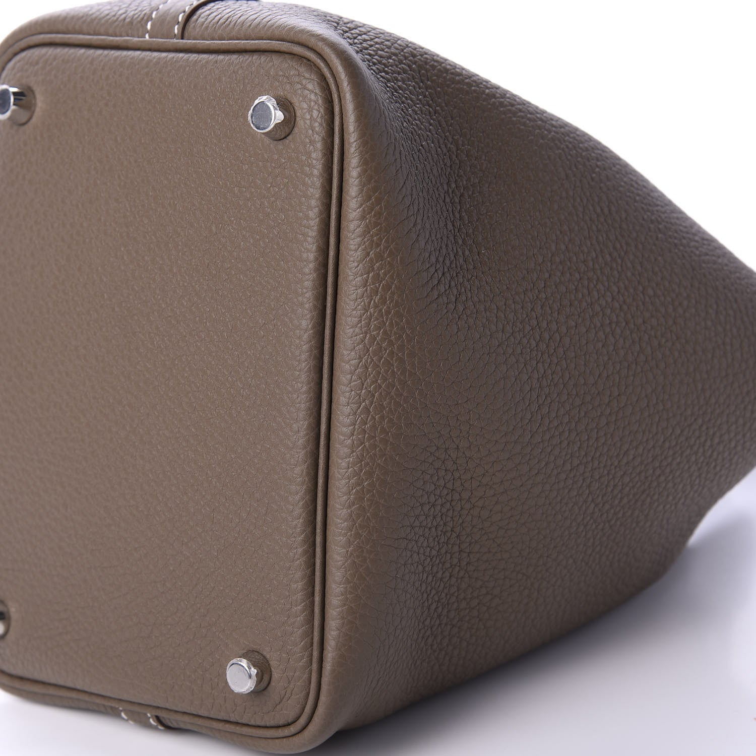 Hermes Taurillon Clemence Picotin Lock 18 PM Etoupe 7 of 11