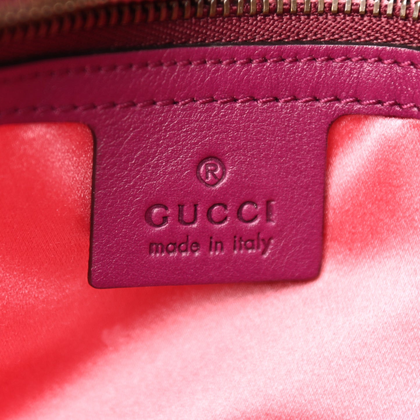 Velvet Matelasse Medium GG Marmont Shoulder Bag Fuchsia Violet Cyclamen