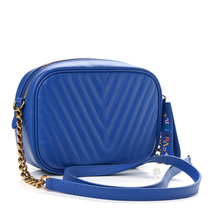 Louis Vuitton Calfskin New Wave Camera Bag Bleu Neon 3 of 10