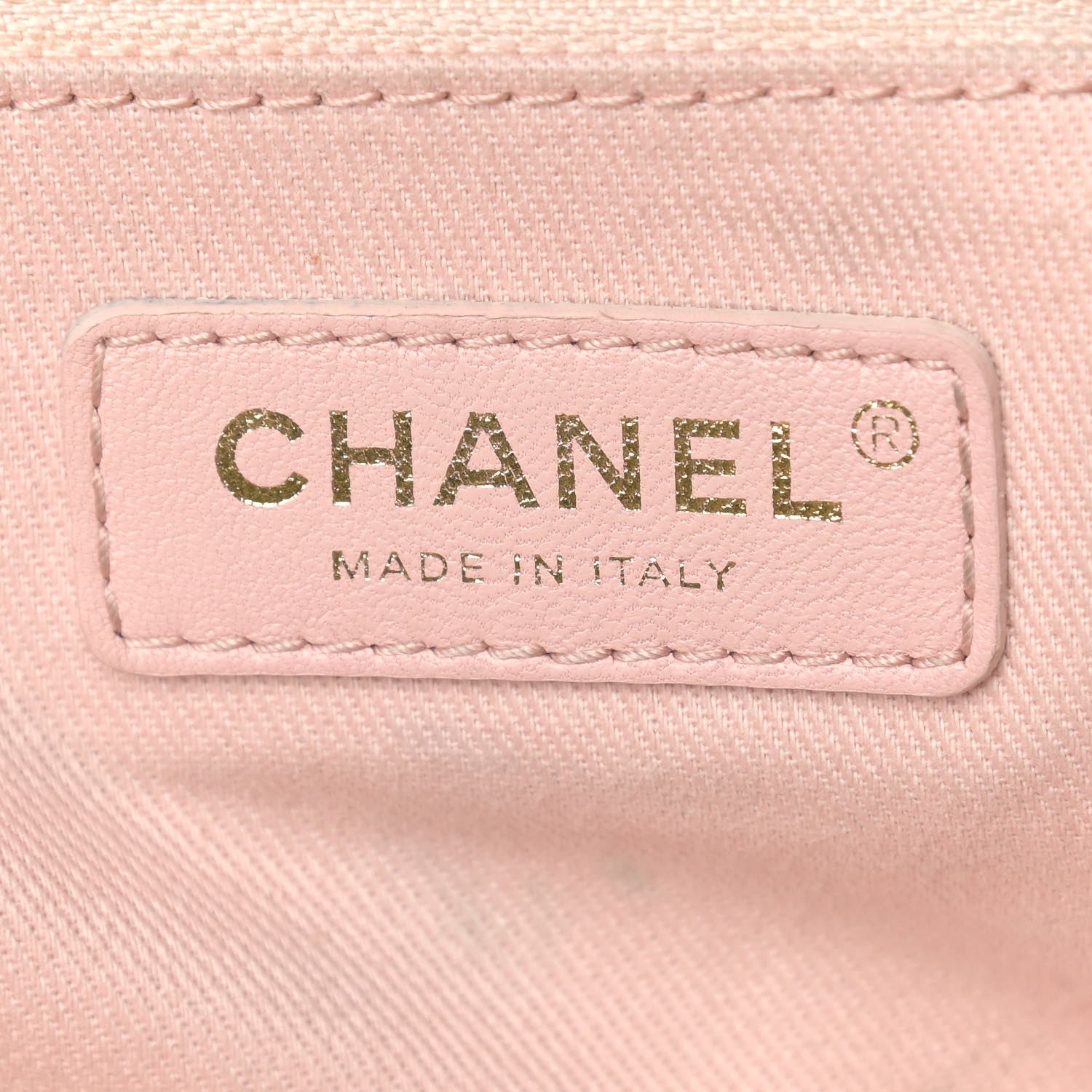 Chanel Canvas Chevron Cuba Patchwork Shopper Tote Khaki 5 of 12