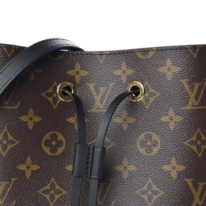 Louis Vuitton Monogram Neonoe MM Black 8 of 10