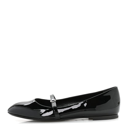 Louis Vuitton Patent Uniformes Ballet Flats 39.5 Black 1 of 9