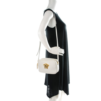 Versace Calfskin Palazzo Camera Bag White 2 of 7