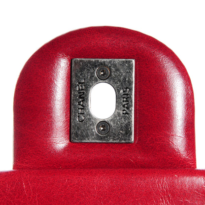 Chanel Glazed Calfskin Small Flap Red 6 of 8