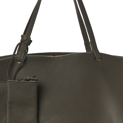 The Row Grained Calfskin Park Tote Three Elephant 9 of 11