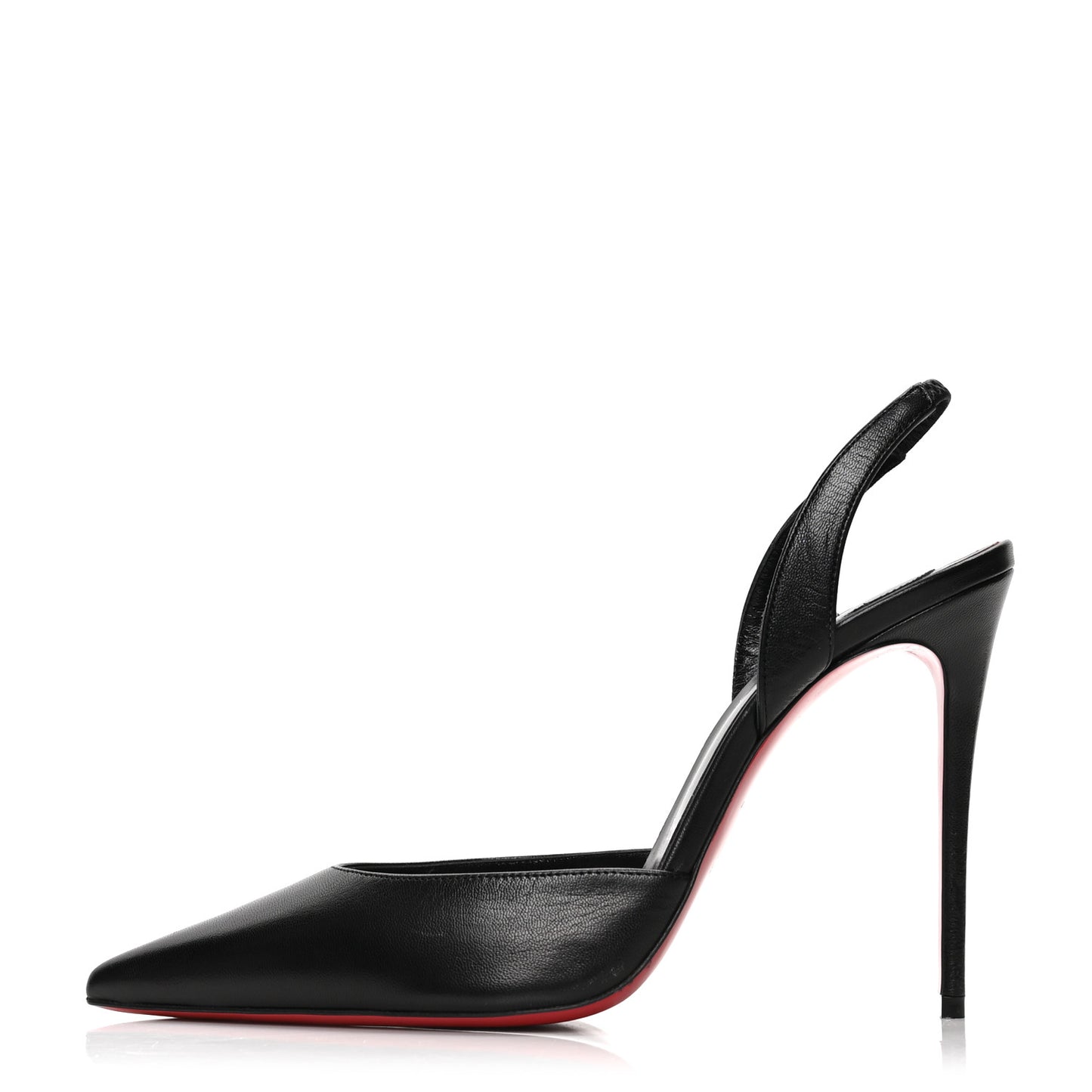 Calfskin O Kate Slingback 100 Pumps 39 Black