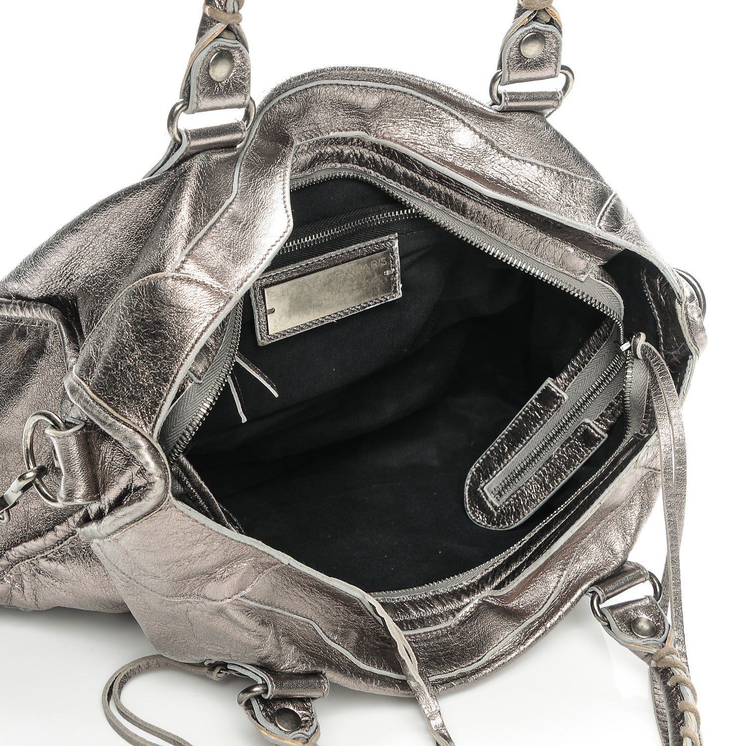 Balenciaga Agneau Classic Hardware City Pewter 5 of 10