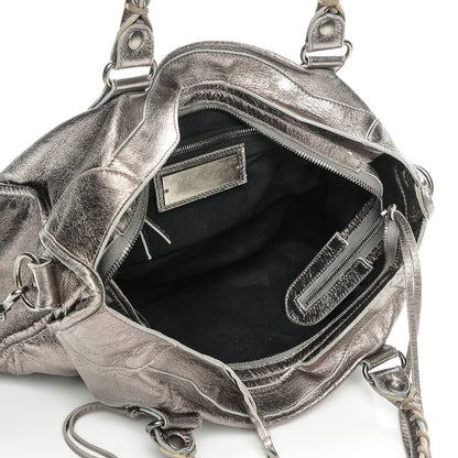 Balenciaga Agneau Classic Hardware City Pewter 5 of 10