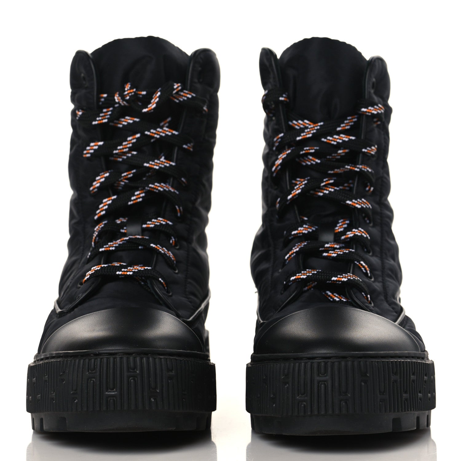 Hermes Calfskin Parachute Fresh Ankle Boots 38.5 Black 2 of 8
