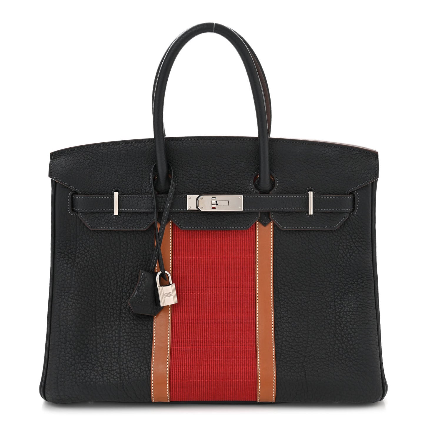 Fjord Barenia Crinoline Club Birkin 35 Bleu Indigo