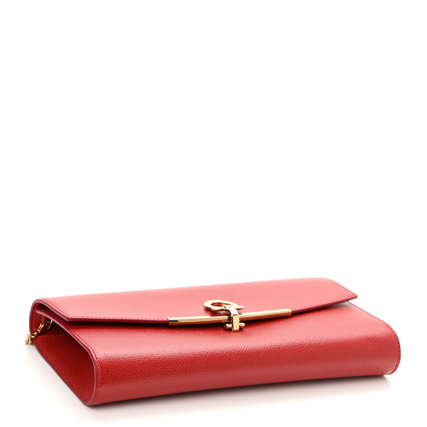 Hammered Calfskin Mini Gancini Icona Bag Lipstick