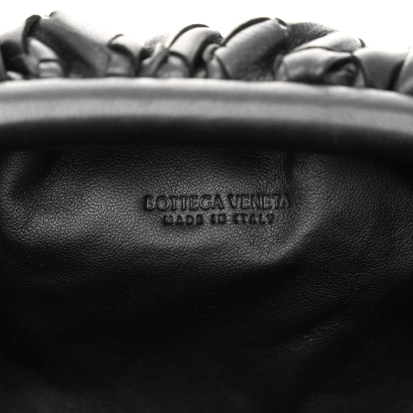 Nappa Intrecciato The Mini Pouch Black