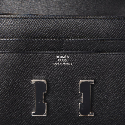 Hermes Epsom Constance Short Wallet Black 6 of 9