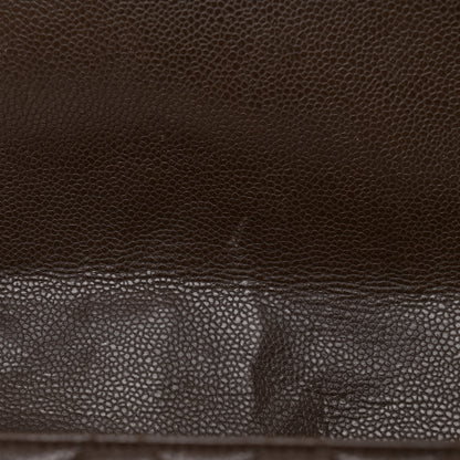 Chanel Caviar Quilted Maxi Single Flap Dark Brown 15 of 15