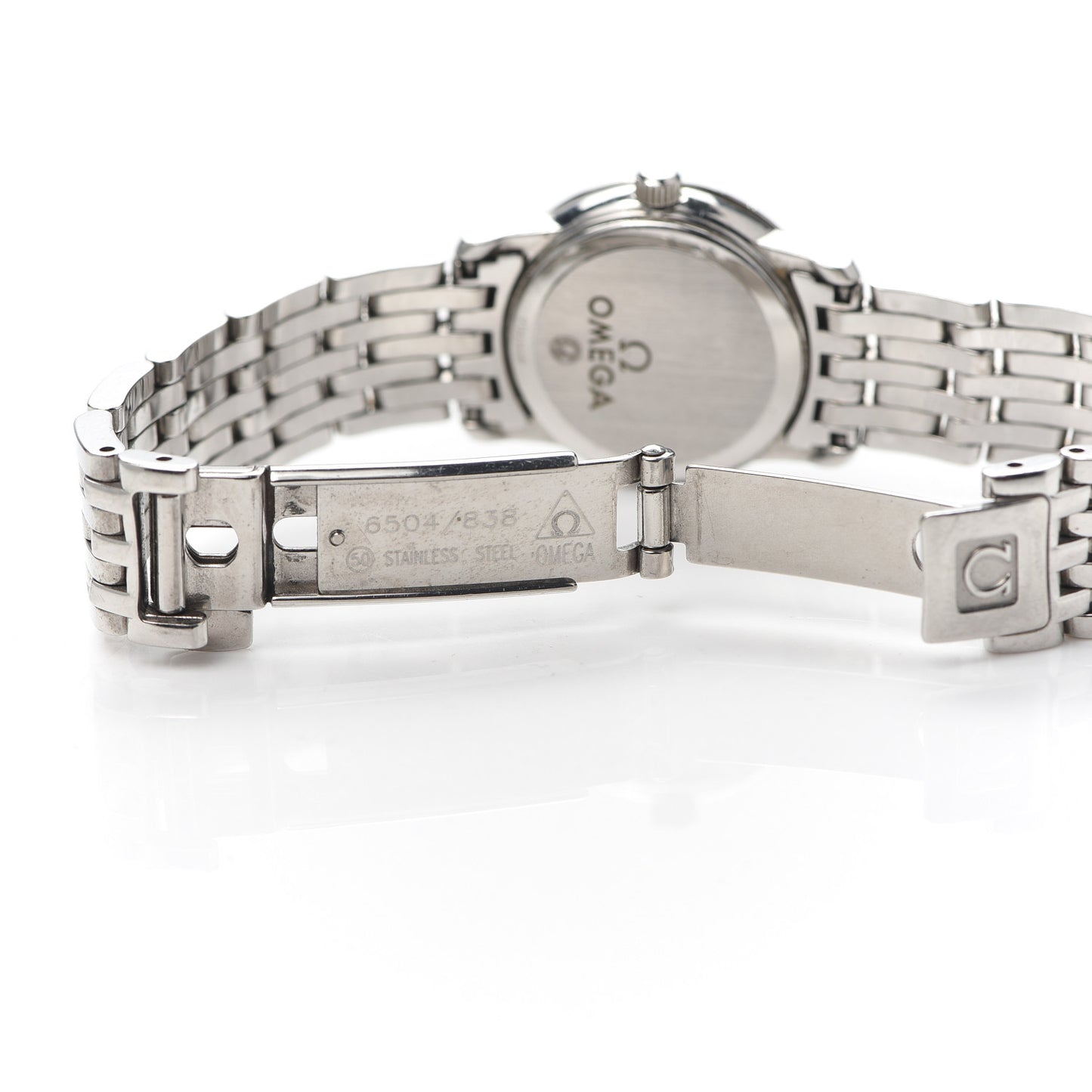 Stainless Steel Mother of Pearl 22mm De Ville Quartz Watch 4570.71.00