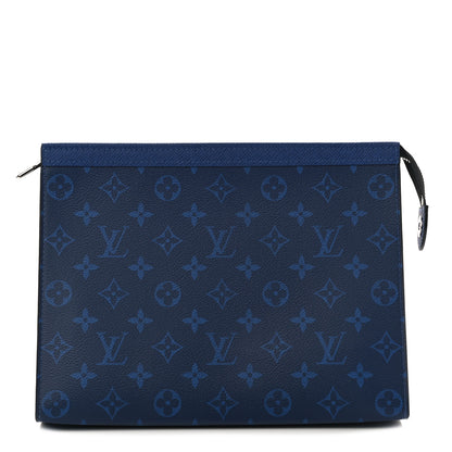 Louis Vuitton Monogram Eclipse Pochette Voyage MM Pacific Blue 1 of 8