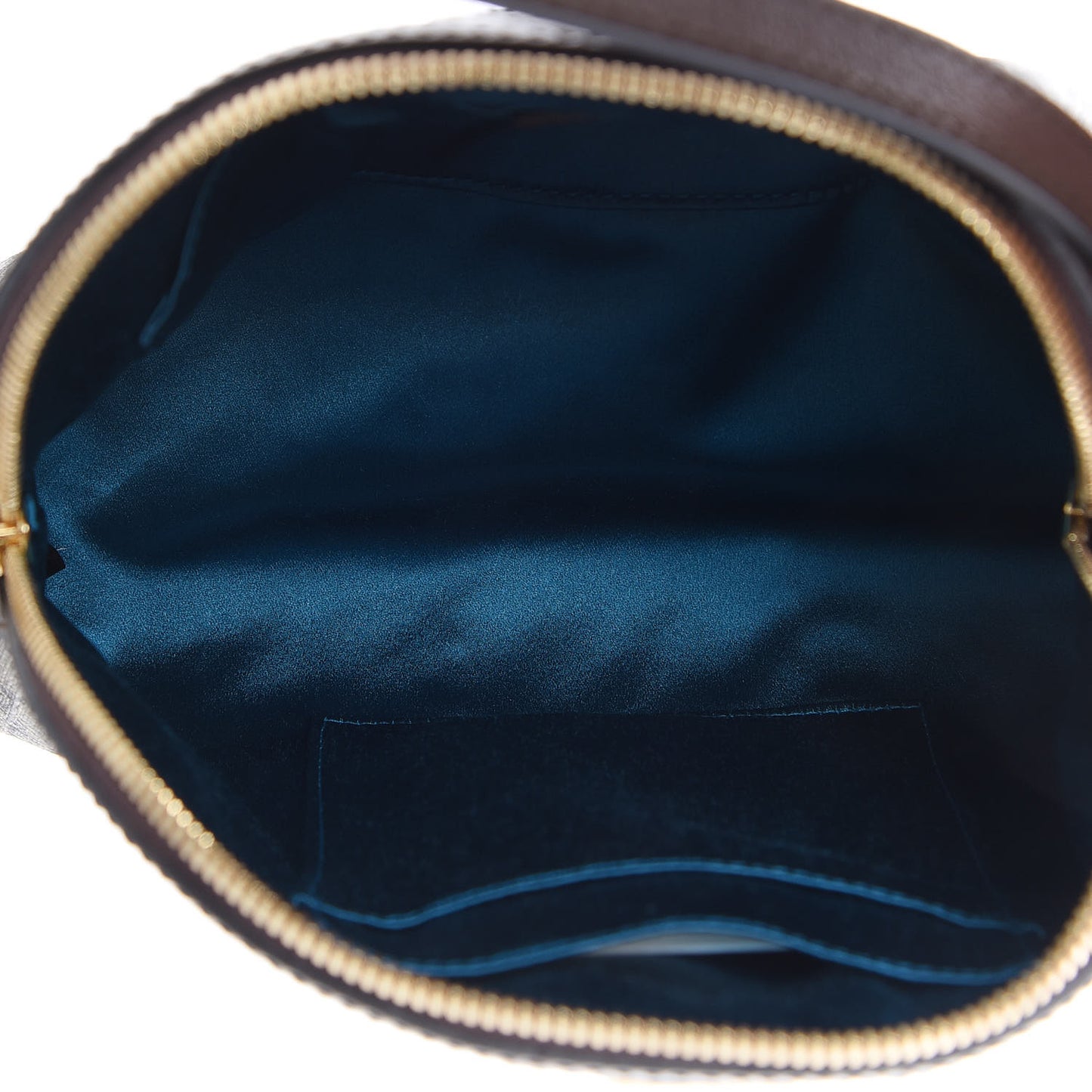 GG Supreme Monogram Textured Dollar Calfskin Web Small Ophidia Dome Shoulder Bag Beige Ebony New Acero