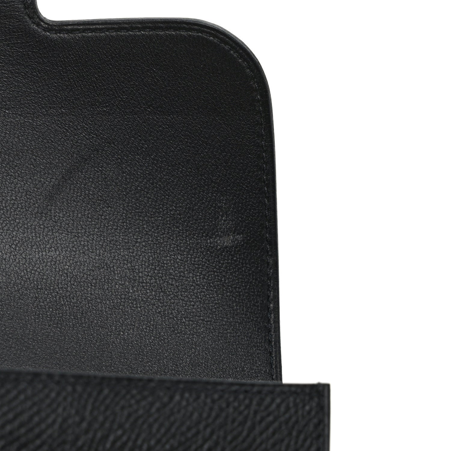 Hermes Epsom Constance Compact Passant Wallet Black 7 of 8