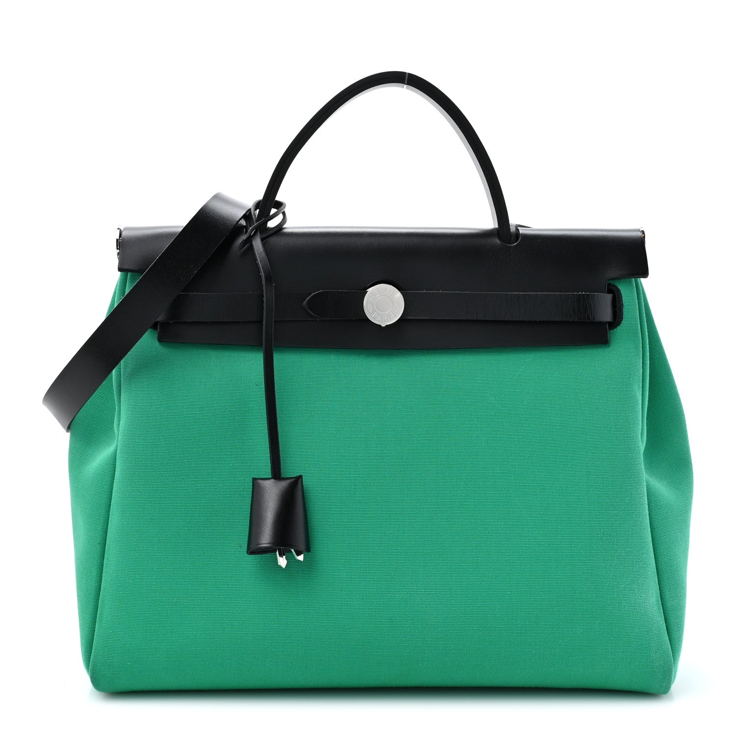 Hermes Herbag Zip Retourne PM 31 Menthe Black 1 of 13