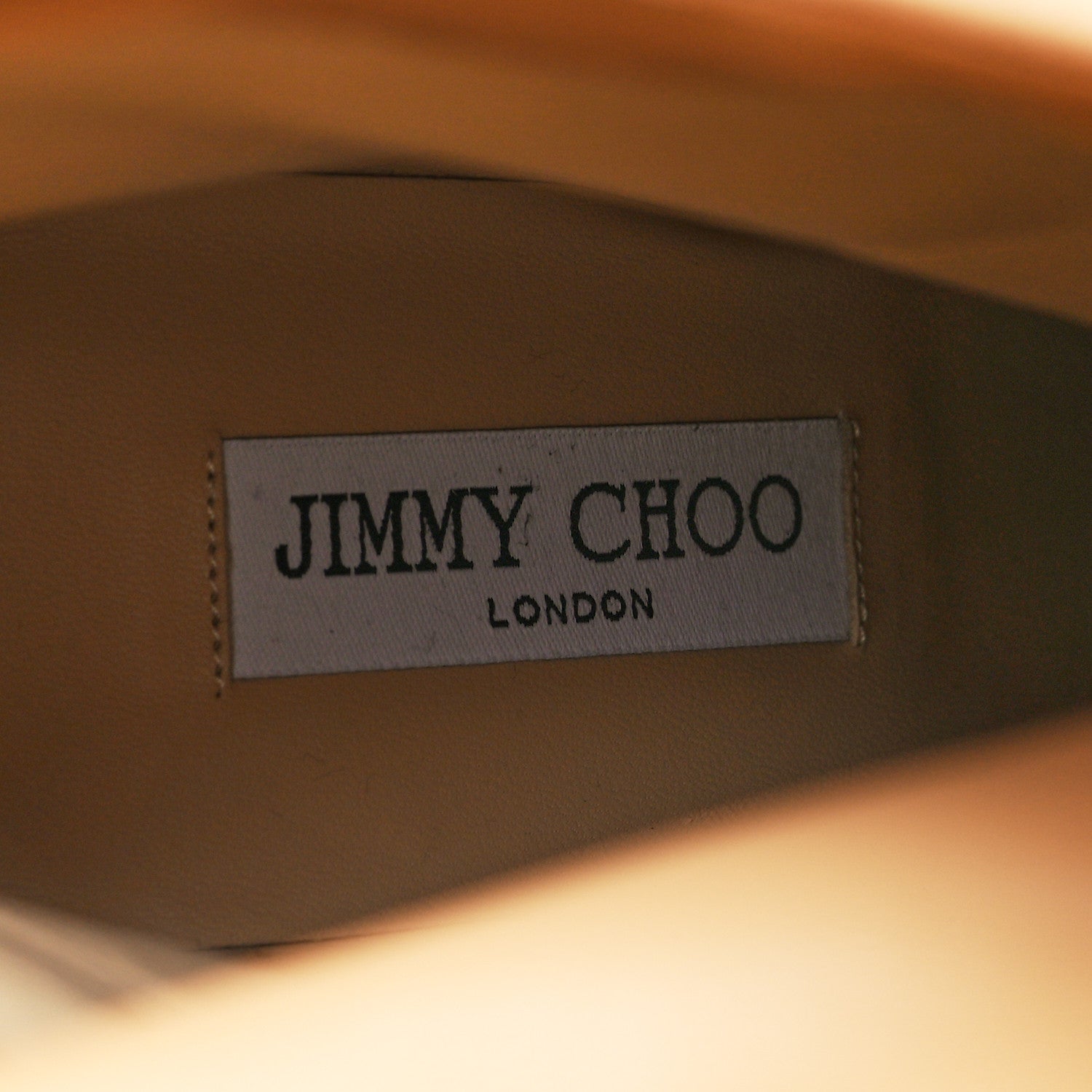 Jimmy Choo Lambskin Oriel 95 Boots 41 Camel 7 of 7