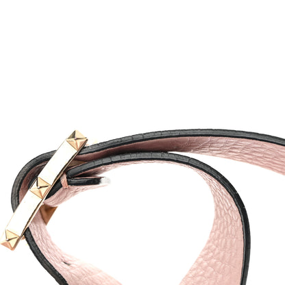 Valentino Garavani Pebbled Calfskin Small Rockstud Flip-Lock Messenger Bag Water Rose 21 of 21