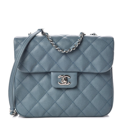 Chanel Caviar Quilted Medium Urban Companion Flap Blue 1 of 10