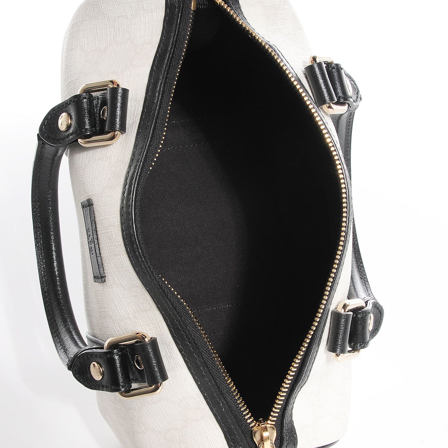 GG Plus Monogram Small Joy Boston Black White