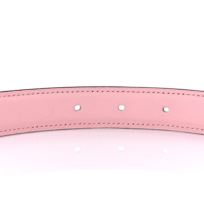 Hermes Epsom Swift 24mm Mini Constance H Belt 85 34 Etoupe Rose Sakura 3 of 5