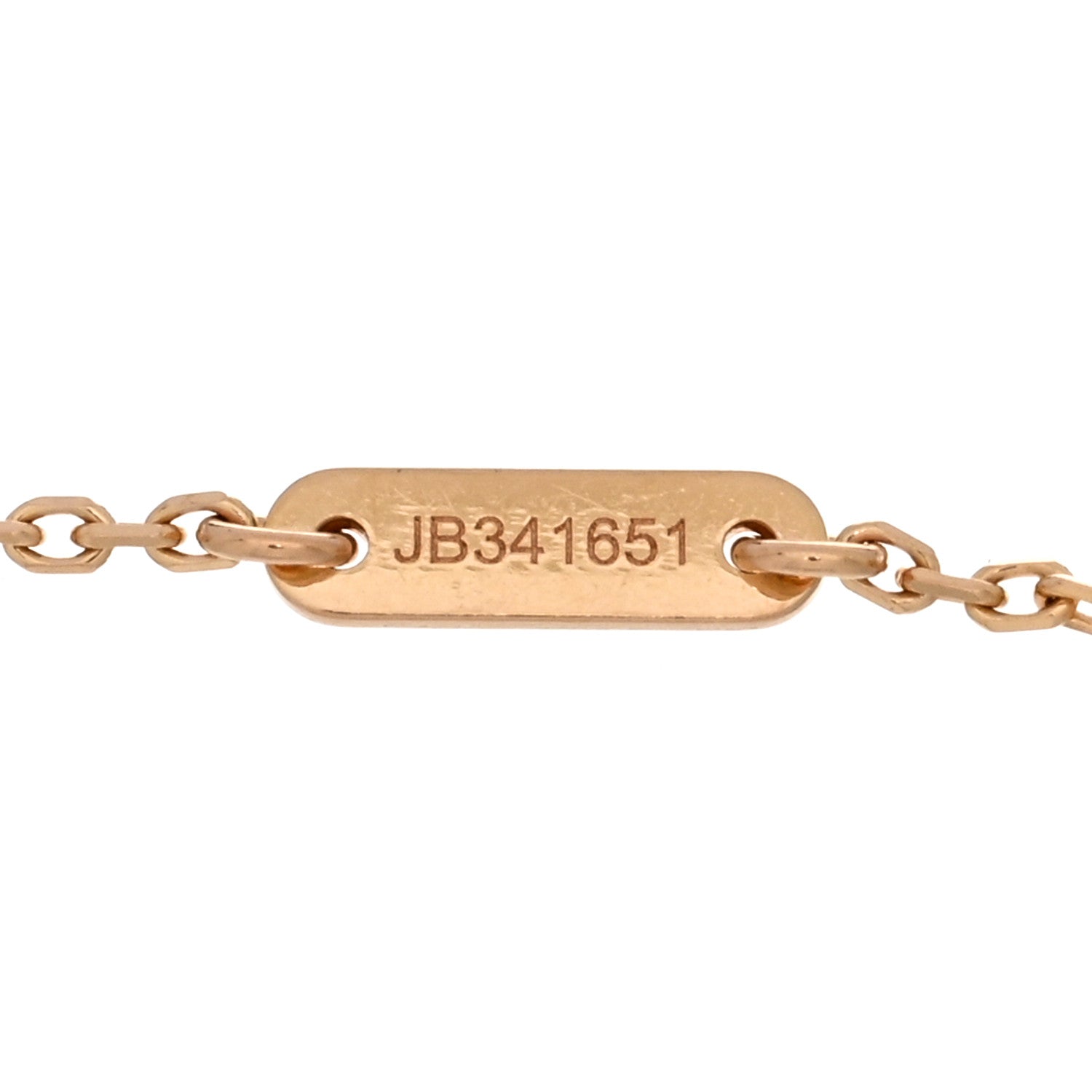 Van Cleef & Arpels 18K Rose Gold Carnelian Sweet Alhambra Bracelet 4 of 4