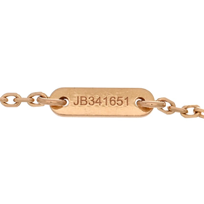 Van Cleef & Arpels 18K Rose Gold Carnelian Sweet Alhambra Bracelet 4 of 4