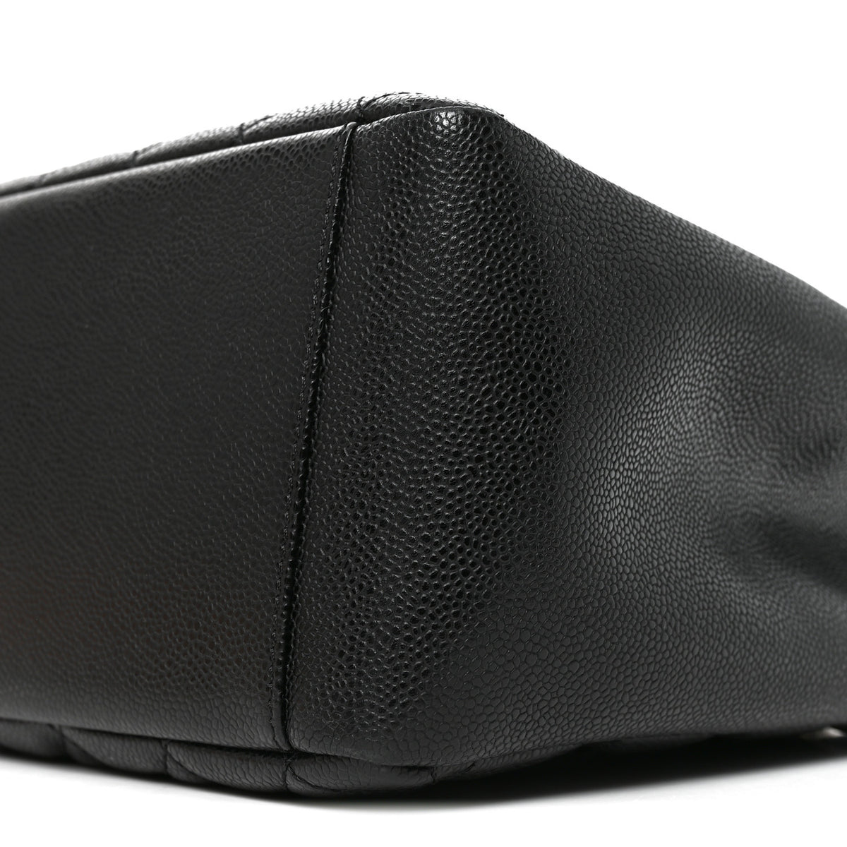 Caviar Quilted Grand Shopping Tote GST Black