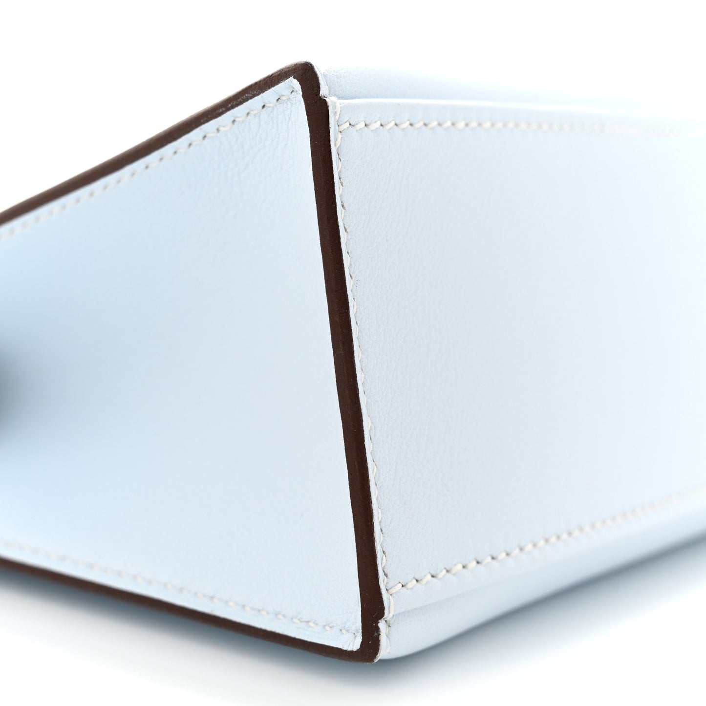 Swift Horseshoe Kelly Pochette Clutch Bleu Brume Lime