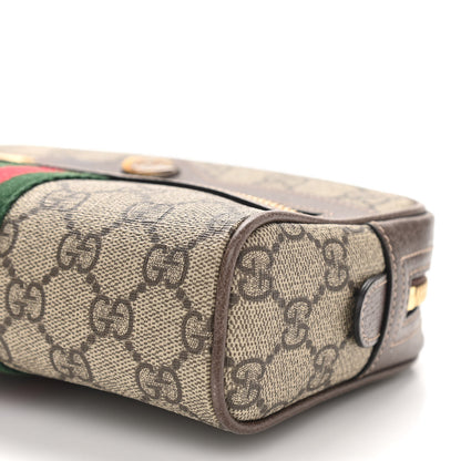 Gucci GG Supreme Monogram Web Small Ophidia Belt Bag 95 38 Dark Brown 11 of 11